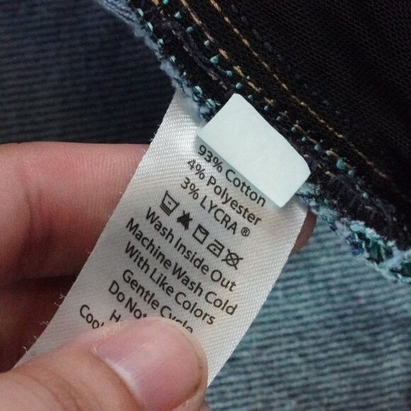 LuLaRoe Elastic Waist Straight Leg Jean Womens 20W High Rise Blue Denim - Picture 4 of 10